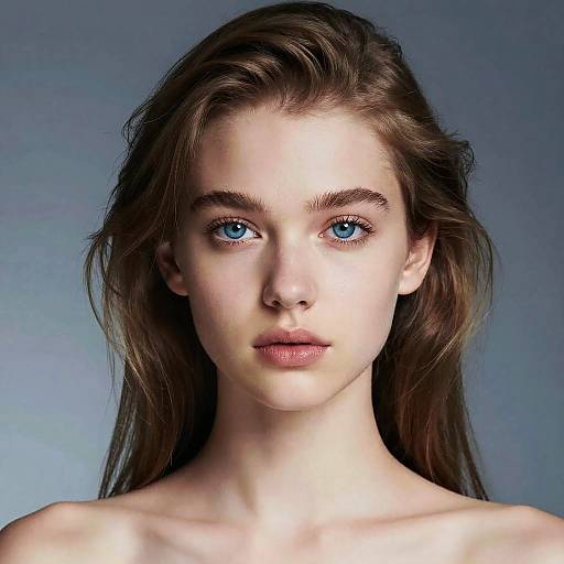 Ethereal Portrait of Young Woman