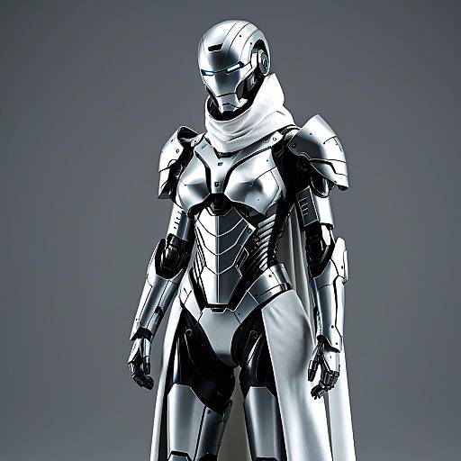 Futuristic Female Robot Warrior Costume