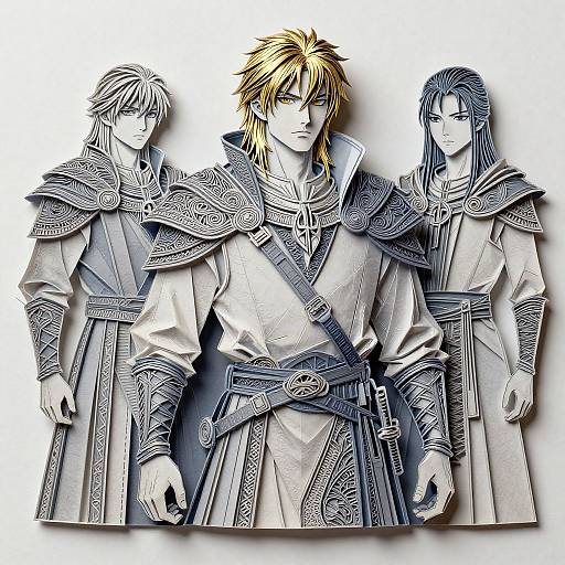 Intricate Line Art of Trusted Associate