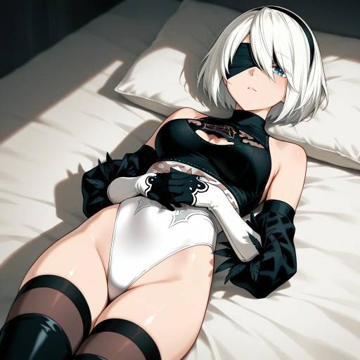 Contemplative Nier Automata Cowboy Shot
