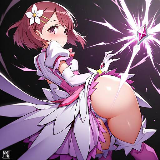 Illustration of Hanadera nodoka, healin' good precure in the style of Jin (mugenjin)