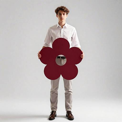 Backlit Nonbinary Professional Sketching Crimson Logo