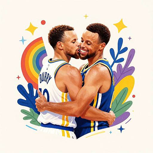 Stephen Curry Embracing Diversity Art