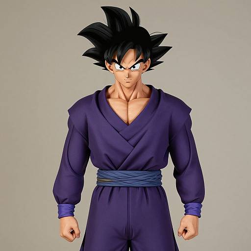 Male in Purple Gohan Costume