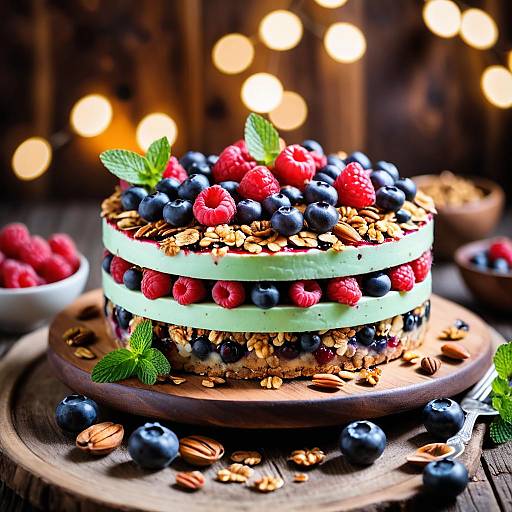 Cozy Rustic Layered Fruit Cake