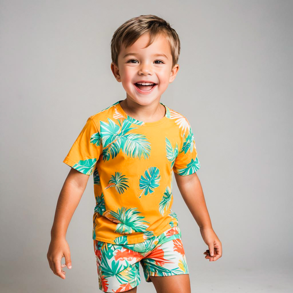 Playful Beach Vibe: Young Boy Photoshoot