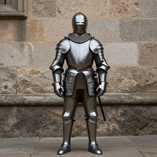 Medieval Knight in Armor Costume