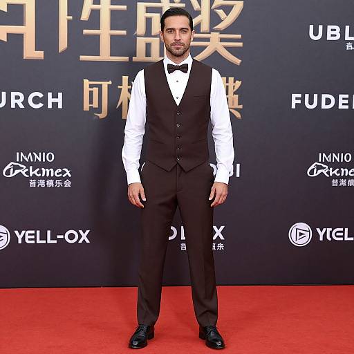 Man in Brown Pants and Vest