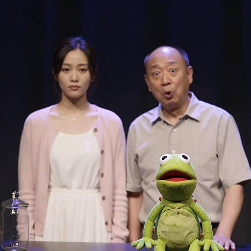 Surprising Encounter in Dim Light