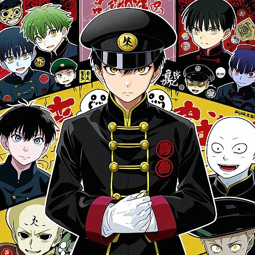 Illustration of Hanako (jibaku shounen hanako-kun), jibaku shounen hanako-kun in the style of Yana mori