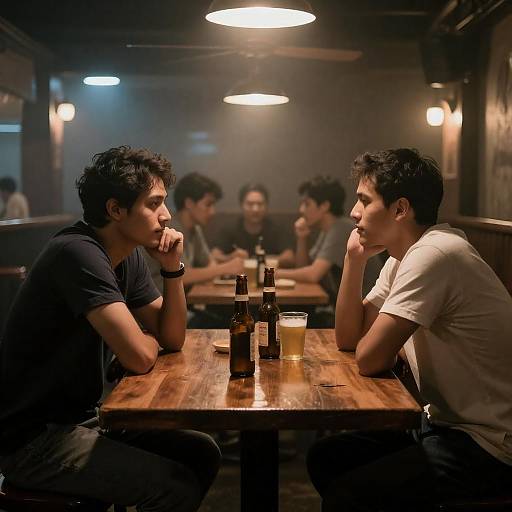 Mysterious Evening at the Bar