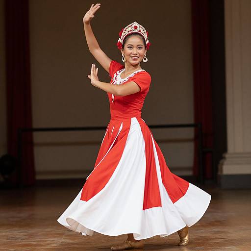 Tinikling Folk Dance Costume Woman