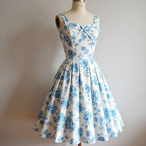 Vintage Laura Ashley Ditsy Rose Dress