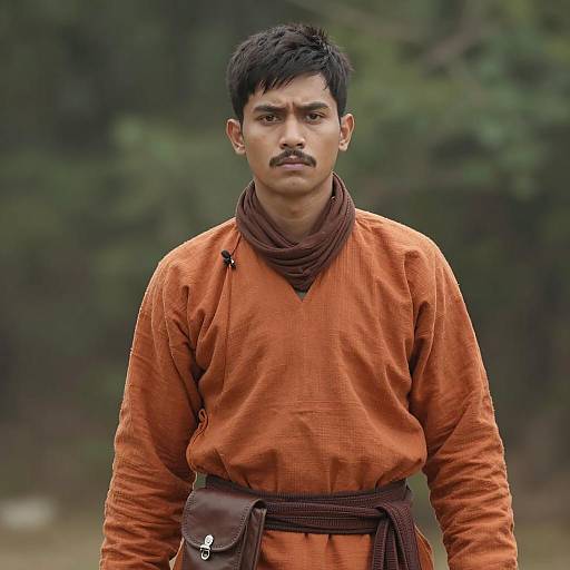 Photorealistic Portrait of Stylish Young Man