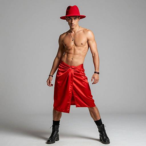 Muscular Hip Hop Dance Costume Shoot