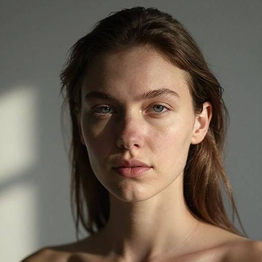 Photorealistic Side-Lit Headshot Portrait