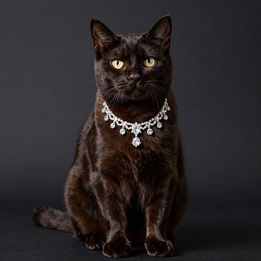 Elegant European Shorthair Cat Portrait
