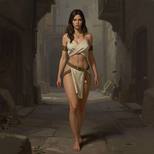 Dungeons and Dragons Woman in Alley
