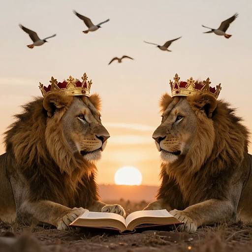 Regal Lions in Philosophical Debate