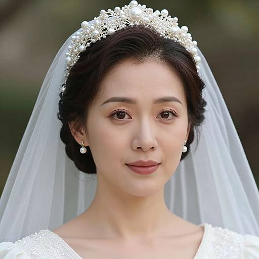 Elegant Grandmother Bride Portrait