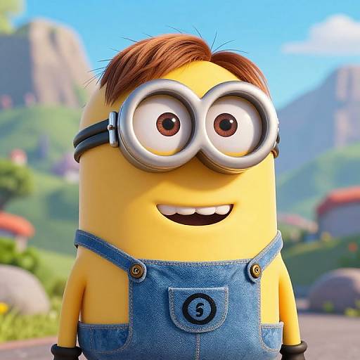 Friendly Female Minion in Mountains