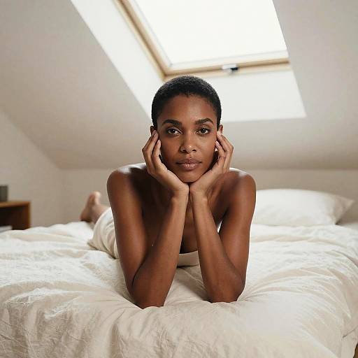 Elegant Artistic Nude Portrait in Loft