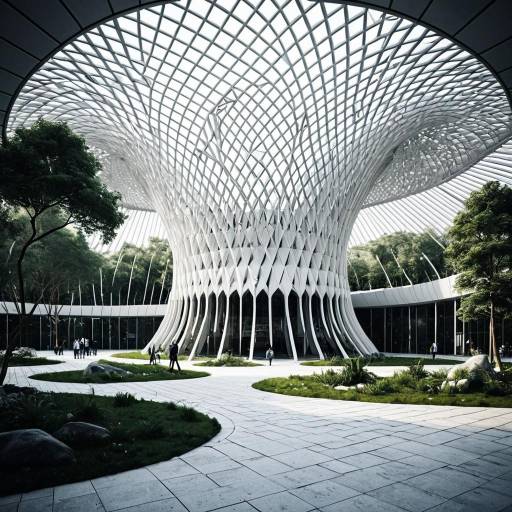 Futuristic Urban Zoo Pavilion Design