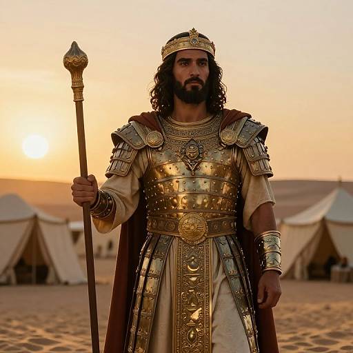 Abimelech in Desert Sunset Armor