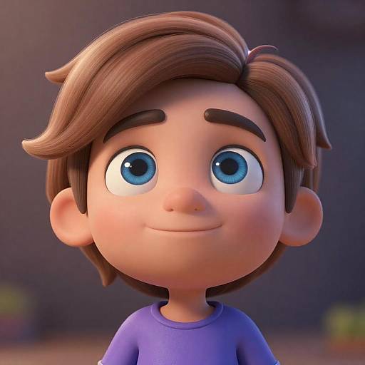 3D CGI Character with Unique Features