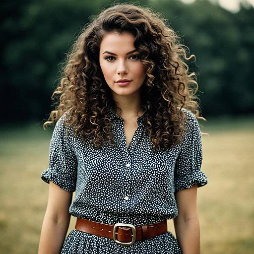Vintage Fashion Portrait of a Woman