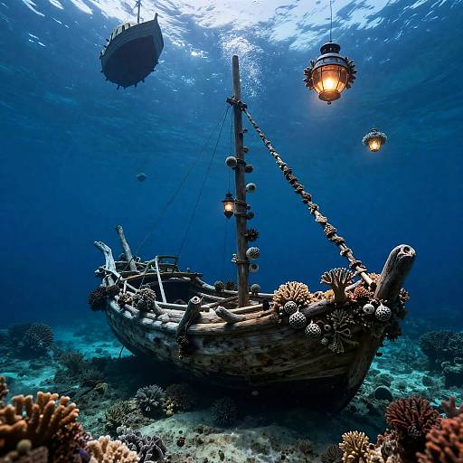 Reef-Caravel in Inverted Luminous Cavern