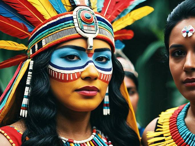 Mayan Fancy Dress Face Swap