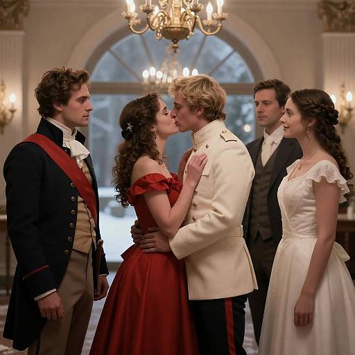 Passionate Kissing in a Historical Setting