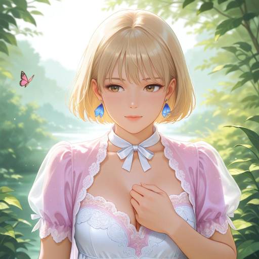 Summer Meadow Adventure with Ghibli Style