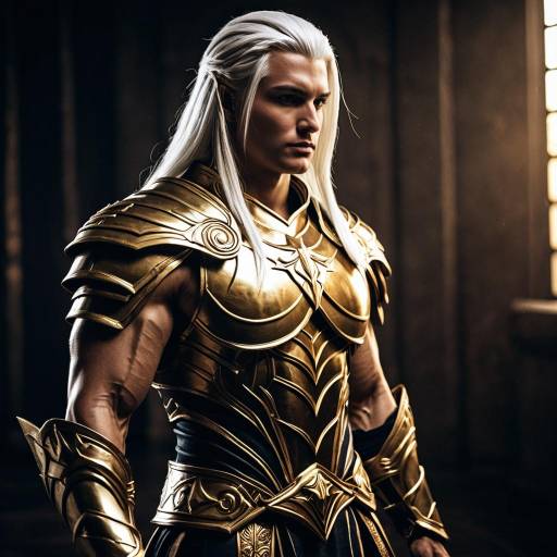 Radiant Kars Cosplay in Golden Armor