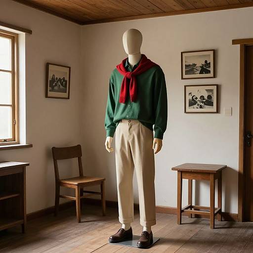 Mannequin in Cozy Vintage Room