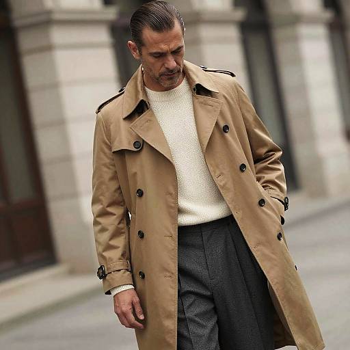 Rugged Old-Money Man Tilt-Shift Portrait