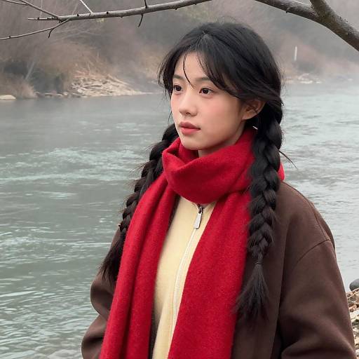 Asian Girl by Misty Riverbank