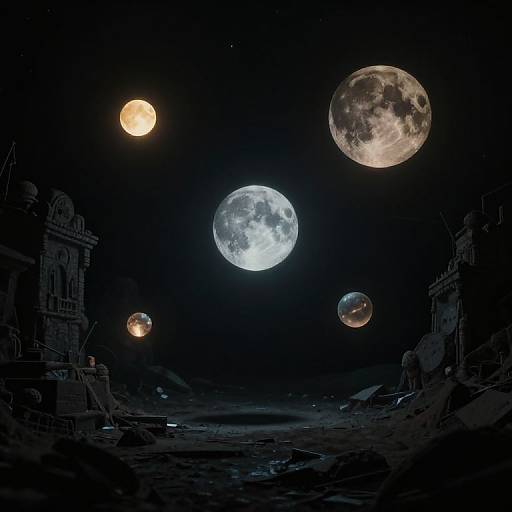 Shadowless World of Floating Light Orbs