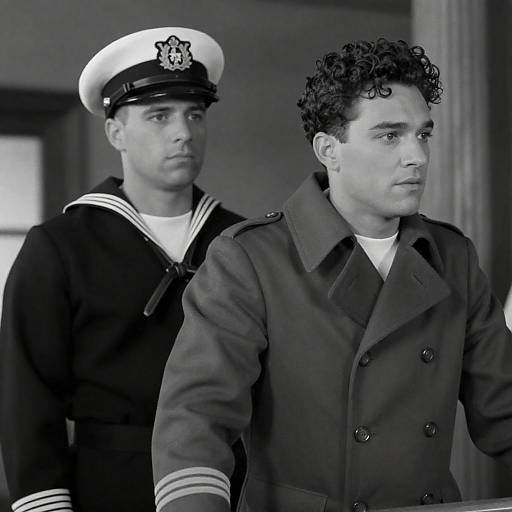 Nautical Portrait of Two Naval Officers