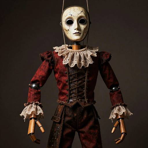Sinister Victorian Marionette Halloween Costume