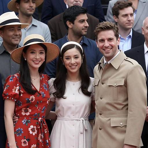 Joyful Outdoor Gathering with Friends