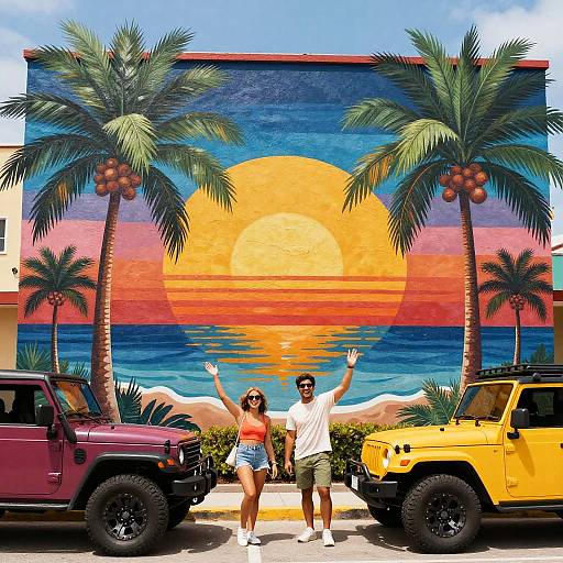 Coastal Rhythm Mexican Mural Vibes