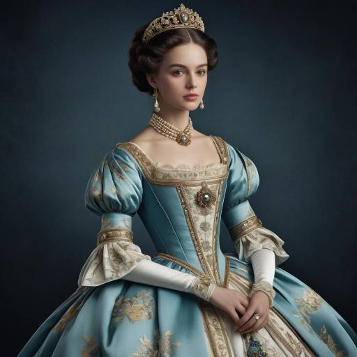 Regal Art Princess in Romantic Satin Style