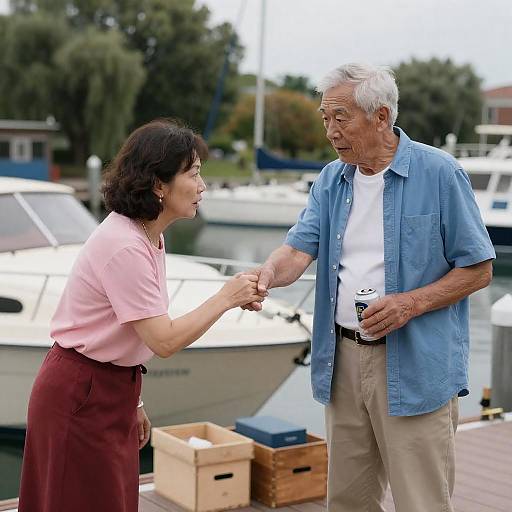 Marina Moment: Couple's Unexpected Connection