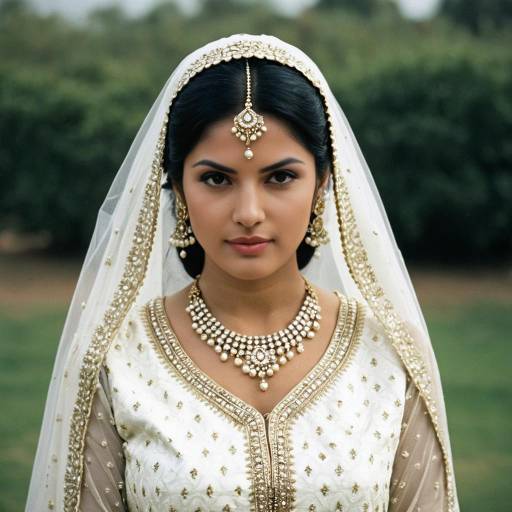 Stunning Solo Bridal Kurta Outdoor Look
