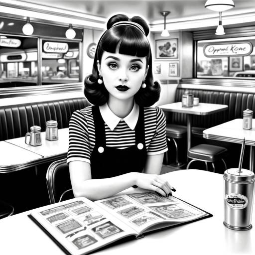 Retro Diner Branding: Ephemera Artist