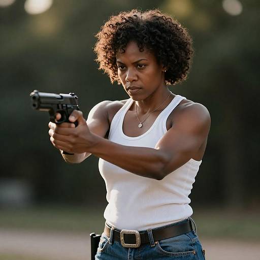 Defiant Strength: Portrait of a Warrior