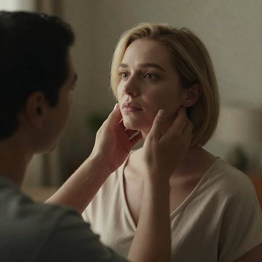 Intimate Portrait of a Woman and Man