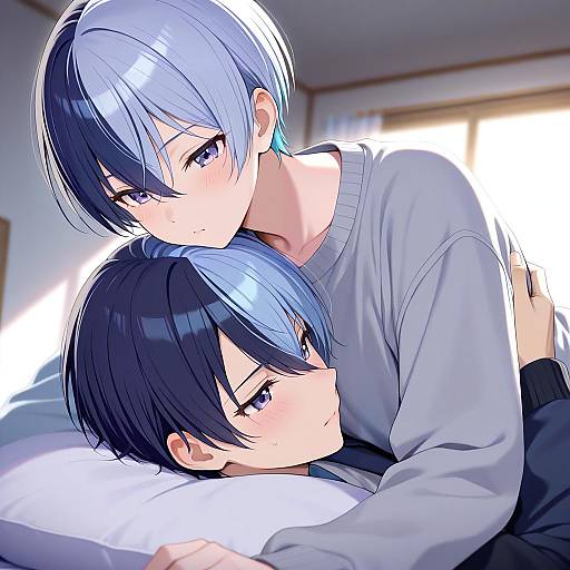 Illustration of Aoyagi touya, project sekai in the style of Shin (new)